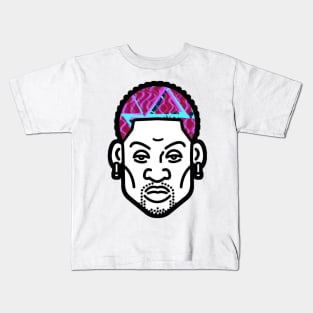 rodzilla-dennis Rodman design Kids T-Shirt